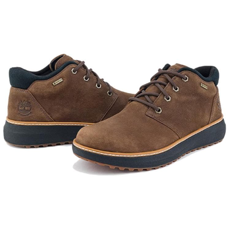 Ботинки уличные Timberland Водонепроницаемый и Износостойкий длина до щиколотки для активного отдыха мужской коричневый - изображение 4