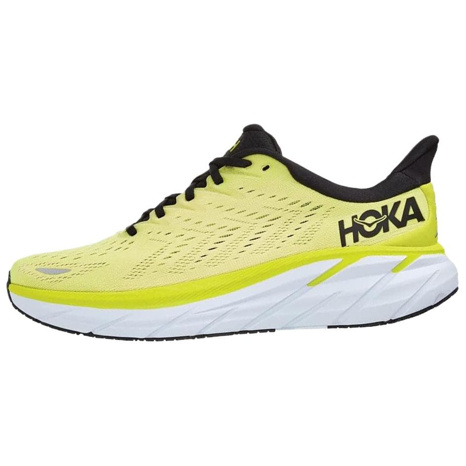 Кроссовки для бега HOKA ONE ONE Clifton 8 Нейлон Дышащий Low Топ Беговые кроссовки Мужской Желтый Широкий формат - изображение 1