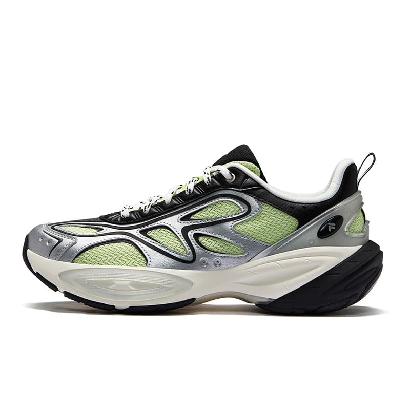 Кроссовки для бега FILA FUSION BUZZARD II Meteorite Shoes 2 Low Топ Повседневные беговые кроссовки Мужские Зеленый Серебристый - изображение 1