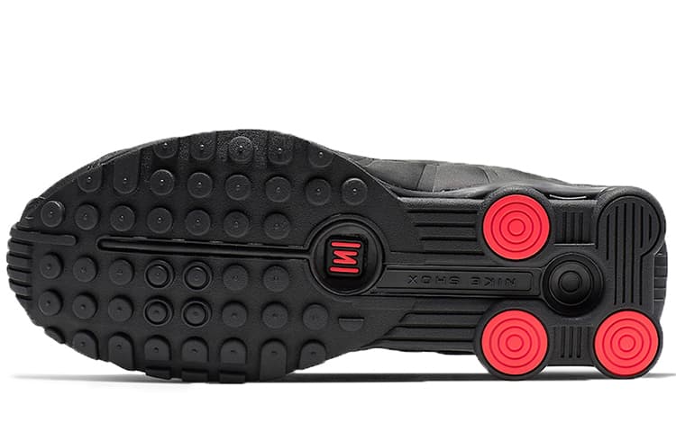 Кроссовки для бега Nike Shox R4 Triple Black - изображение 5