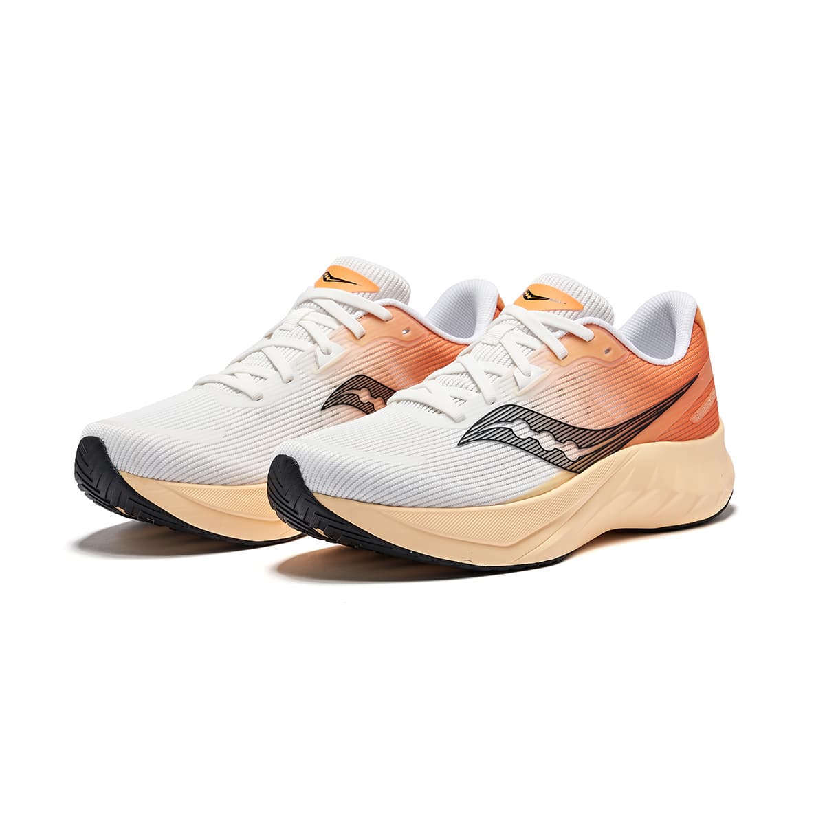 Кроссовки для бега Saucony Tide 2 White Orange Black - изображение 3