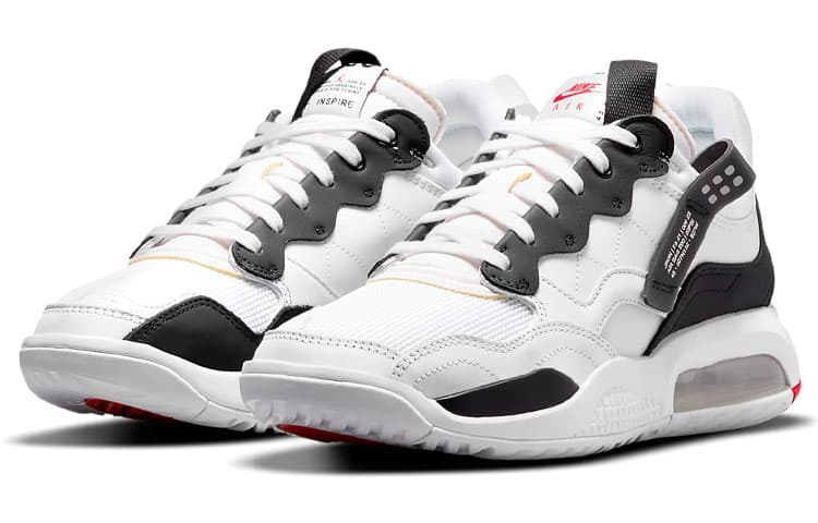 Кроссовки для бега Jordan MA2 Low White Black Red - изображение 3