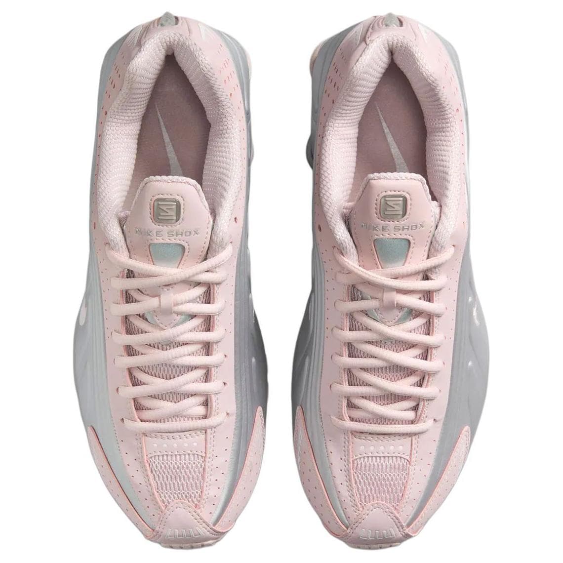 Кроссовки для бега Nike Shox R4 Low Топ Повседневный Городская коммутация Беговые кроссовки Женские Розовый - изображение 3
