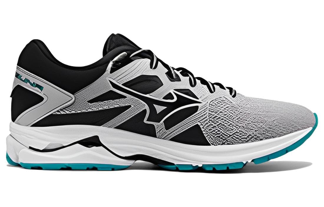 Кроссовки для бега Mizuno Wave Kizuna Grey Black - изображение 2