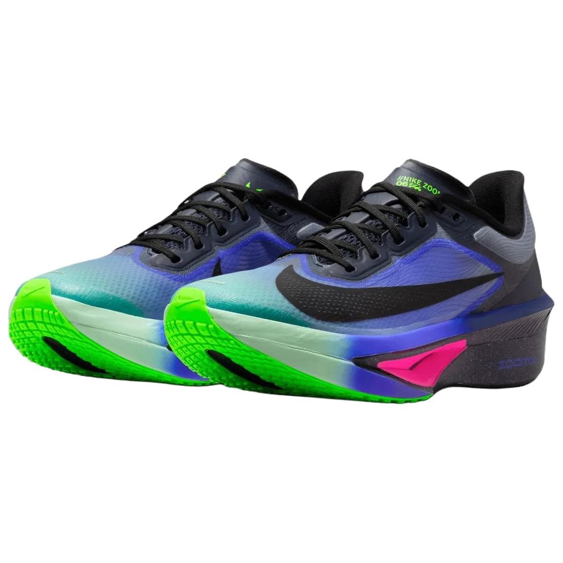 Кроссовки для бега Nike Zoom Fly 6 Поддержка Повседневная Марафон Беговые Кроссовки Женские Черные Синие - изображение 2