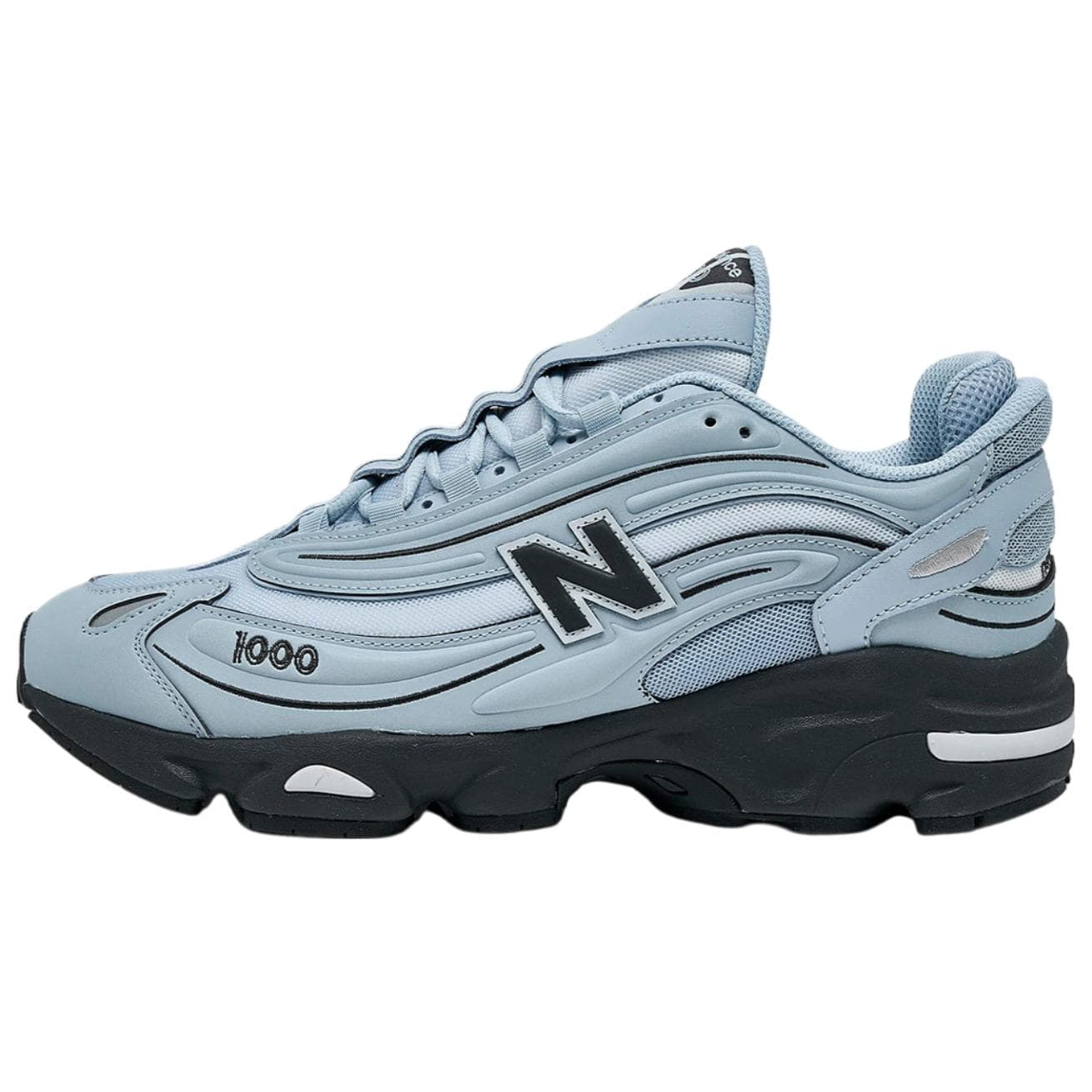 Кроссовки для бега New Balance NB 1000 Износостойкий Дышащий Износостойкий Дышащий Низкий Топ Беговые кроссовки Мужские Светло-синие - изображение 1
