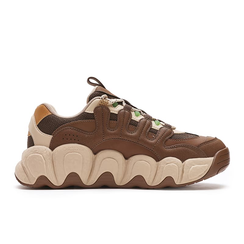 Кроссовки для бега FILA Croissant Низкие Беговые Кроссовки Мужские Кофейного Темно-Коричневого Цвета - изображение 2