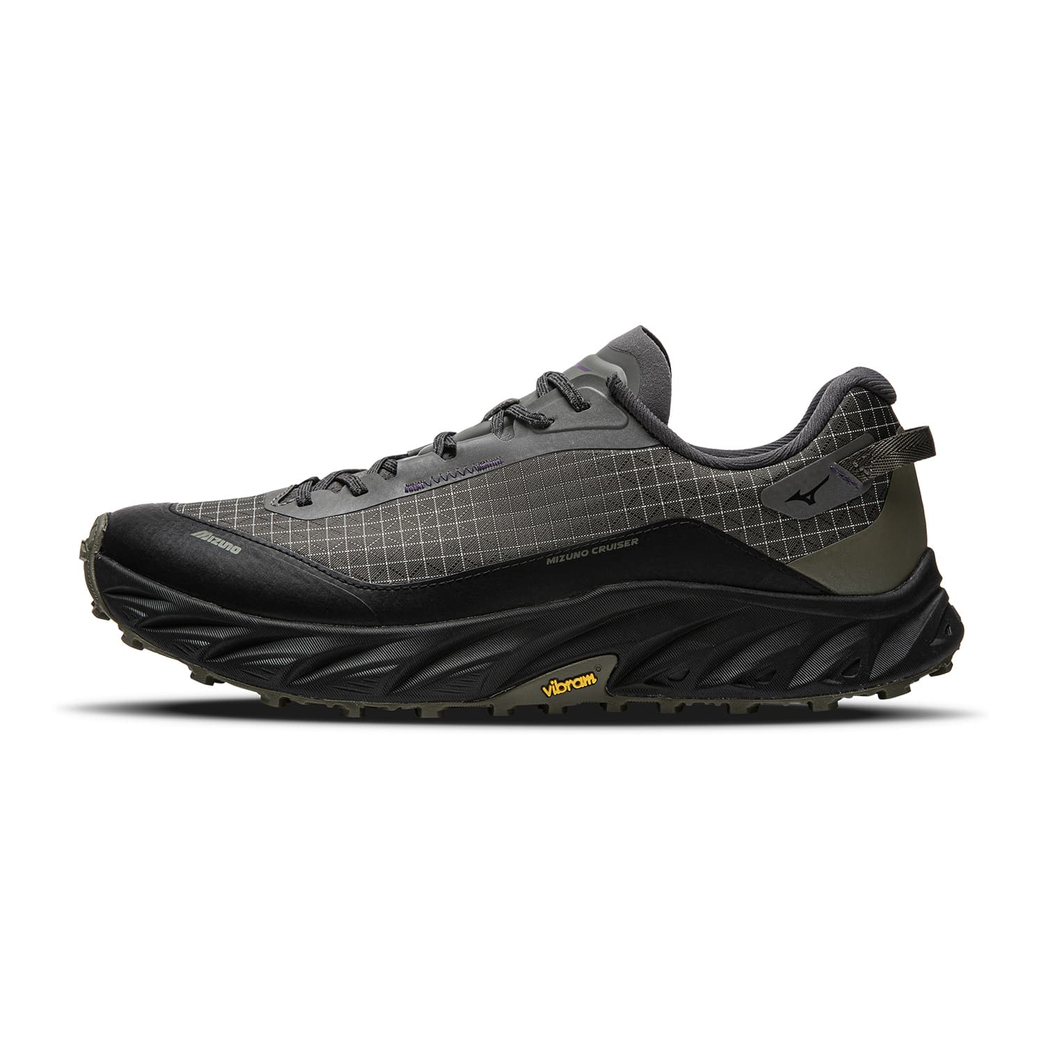 Кроссовки для бега Mizuno Cruiser Модные Тканевые Низкие Беговые Кроссовки Унисекс Гранитный Камень - изображение 1