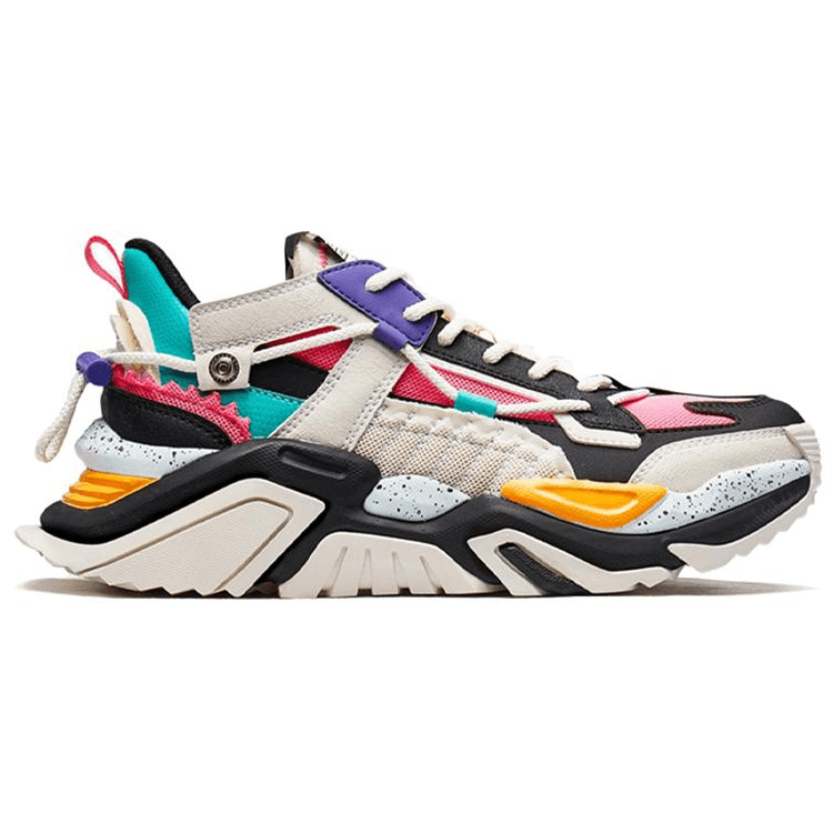 Кроссовки Xtep Mecha Series Dad Shoes Women Beige Black Red - изображение 2