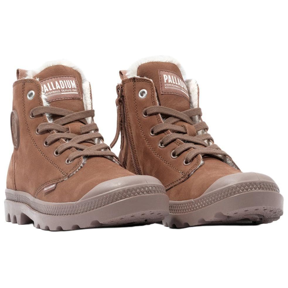 Сапоги Palladium Pampa ботильоны женские коричневые - изображение 3