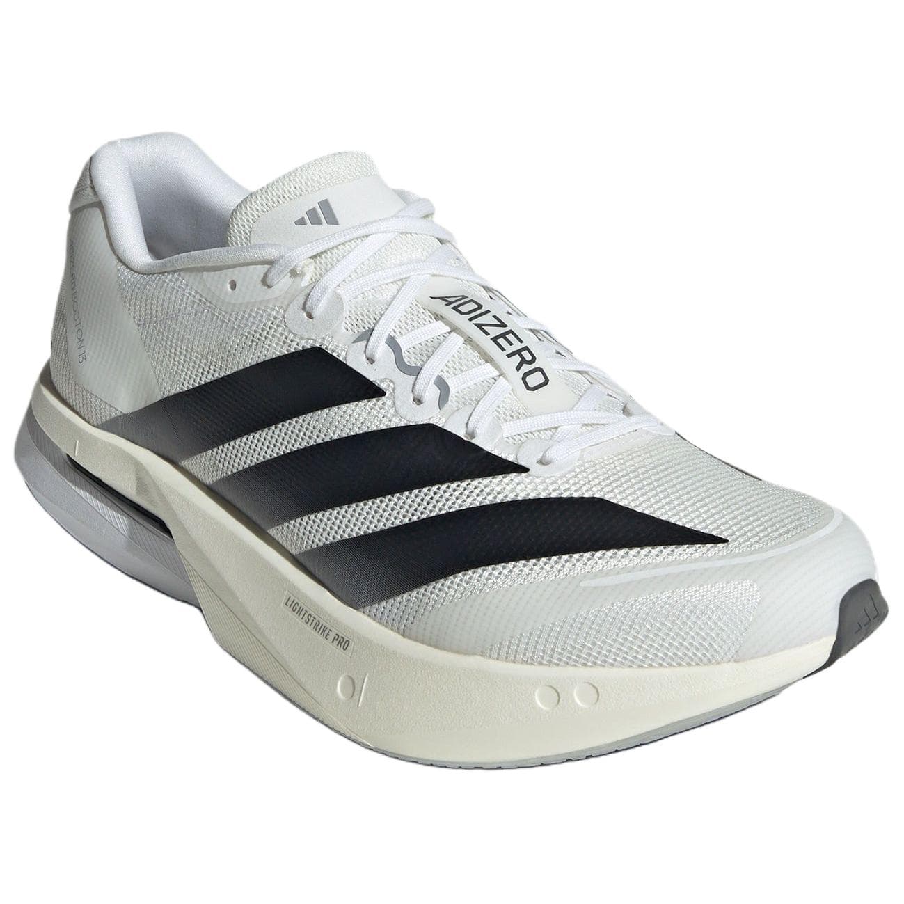 Кроссовки для бега Adidas Adizero Boston 13 PU (полиуретан) ткань низкий верх обувь для марафона и тренировок бег мужская белый черный - изображение 3