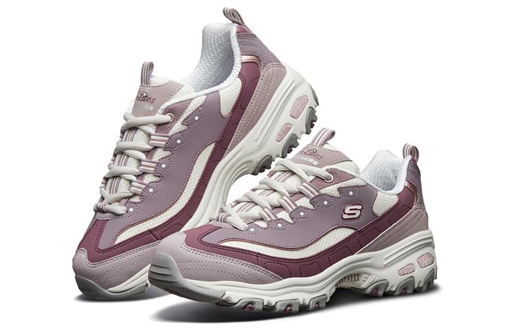 Кроссовки Skechers D'LITES Purple White - изображение 3