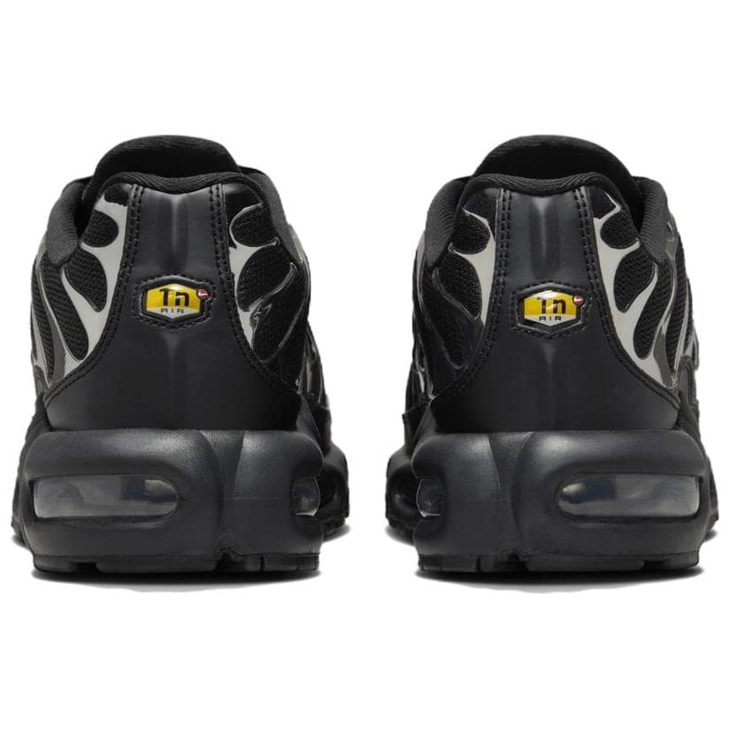Кроссовки для бега Nike Air Max Plus Mesh кожа дышащая поддержка низкий топ беговые кроссовки женские черные - изображение 5