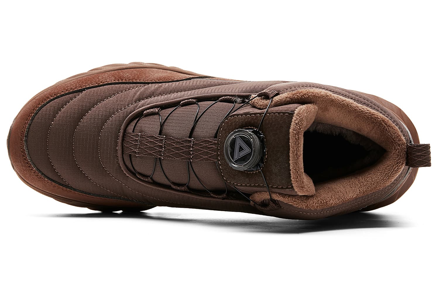 Кроссовки PEAK Амортизация Противоскользящая Устойчивая к износу Отскок Высокий Топ Уличная обувь Мужская Кофейно-коричневый - изображение 4