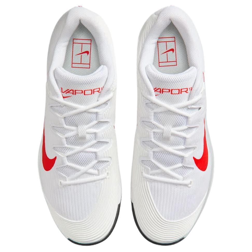 Кроссовки для тенниса Nike Vapor 12 Low Топ Теннисные Кроссовки Мужские Белые - изображение 4
