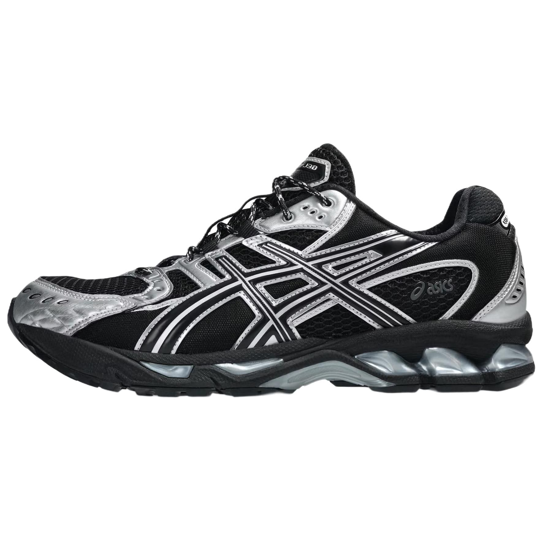 Кроссовки для бега ASICS Гель Nimbus 10,1 Дышащие Низкие Повседневные Беговые Кроссовки Унисекс Черные Серебряные - изображение 1