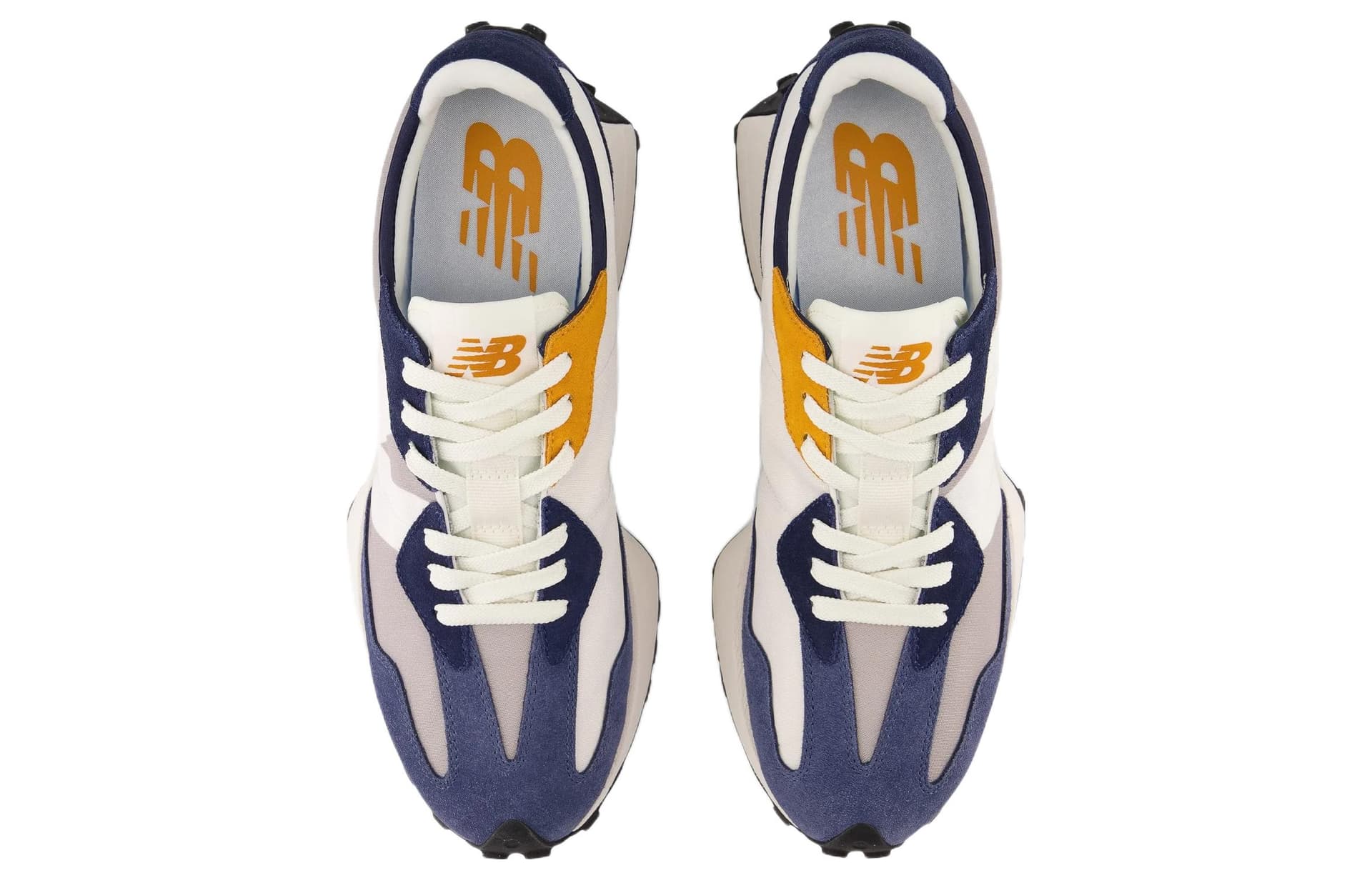 Кроссовки для бега New Balance 327 Blue Grey White - изображение 4