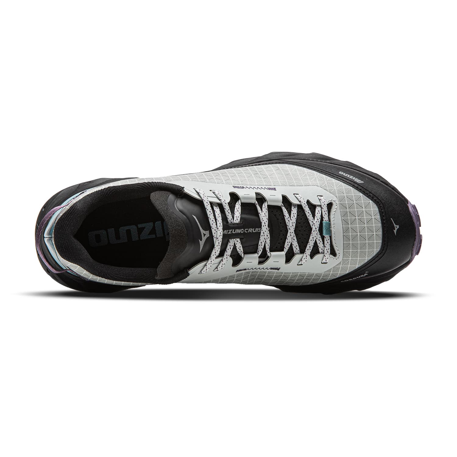 Кроссовки для бега Mizuno Cruiser Ткань Низкие Беговые Кроссовки Унисекс Светло-Серый - изображение 4