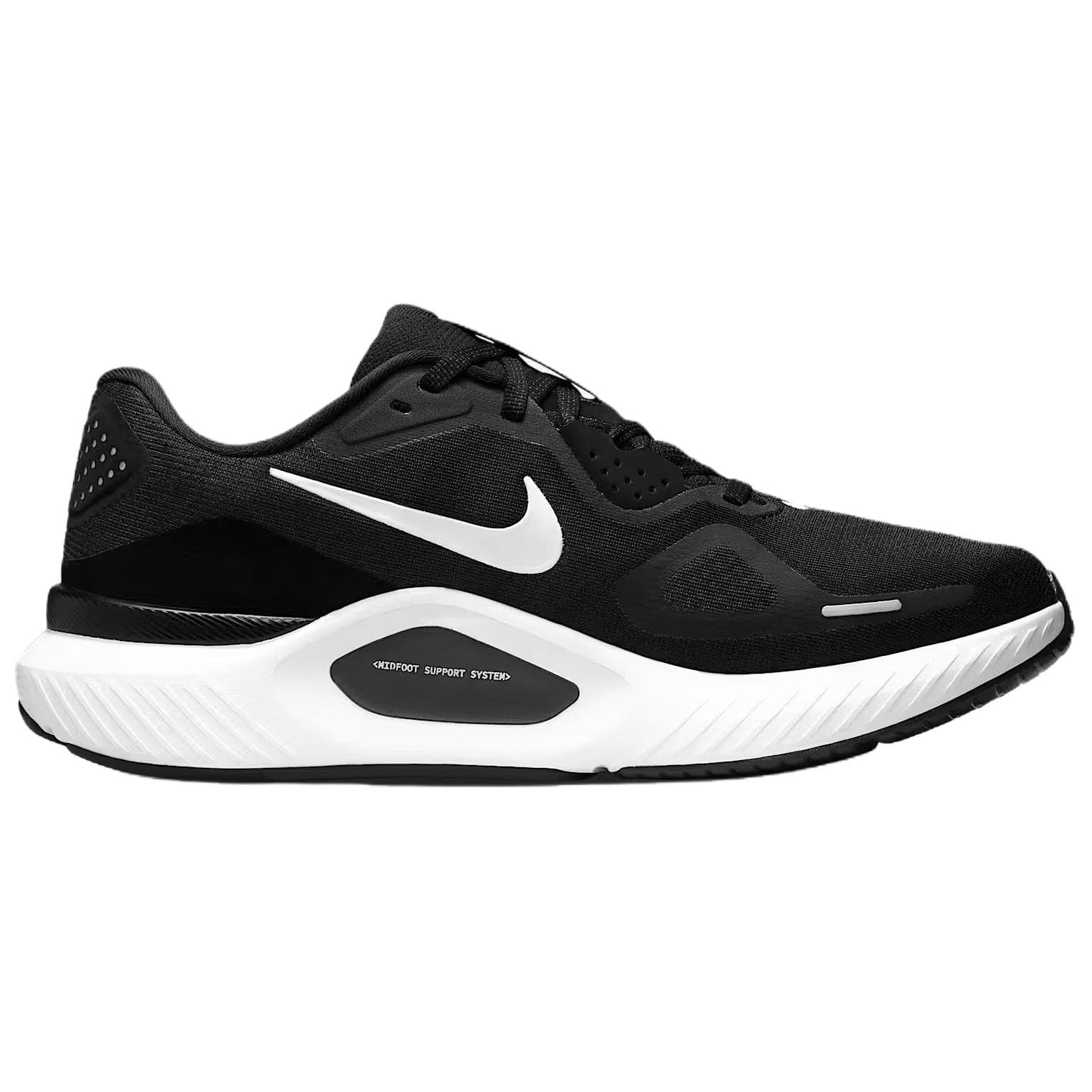 Кроссовки для бега Nike Structure 26 Low Топ Повседневная Беговая обувь для длинных дистанций Спринт Беговая обувь Женская Черно-белая - изображение 2