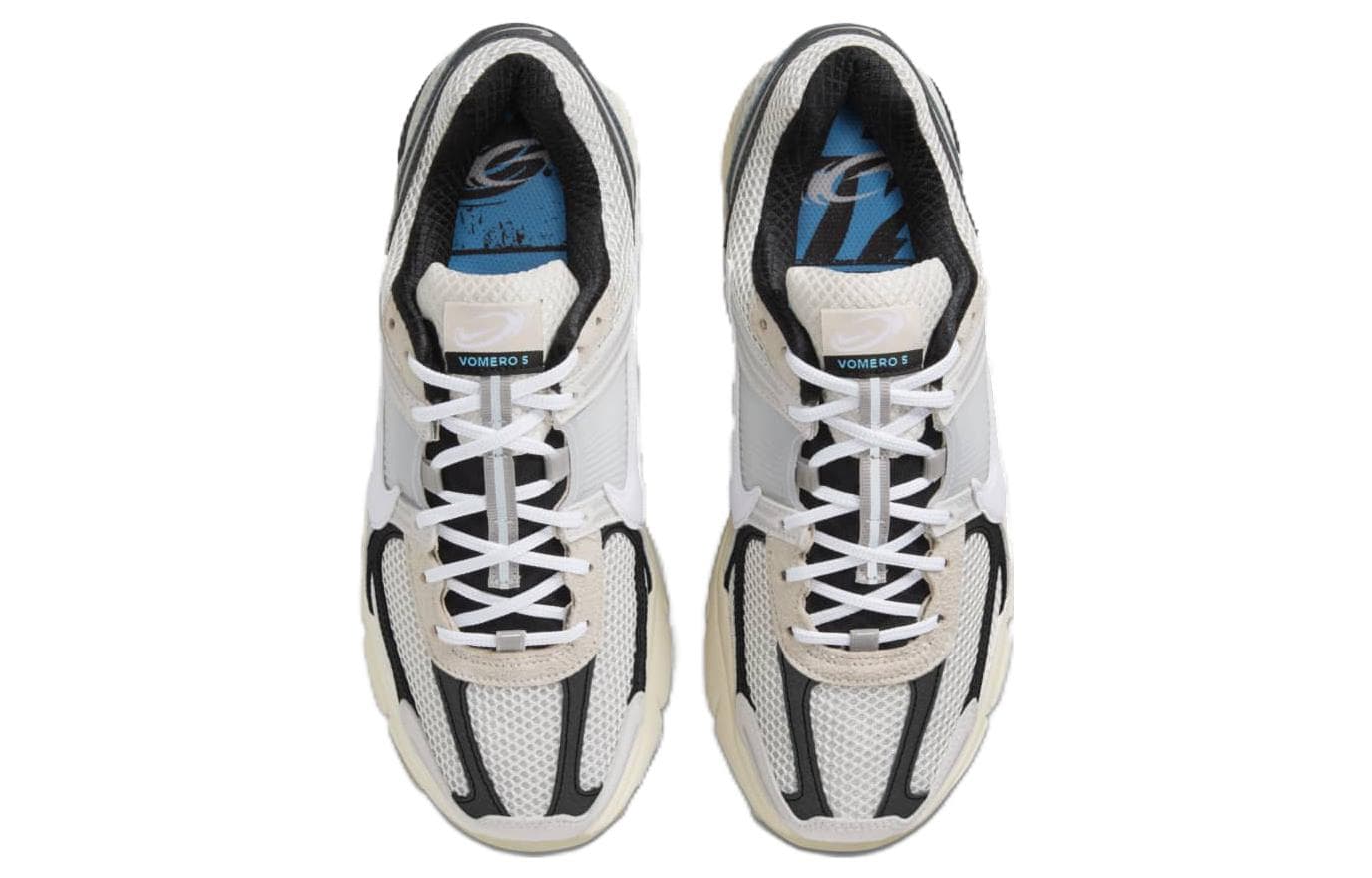 Кроссовки для бега Nike Air Zoom Vomero 5 White Black — фото 4