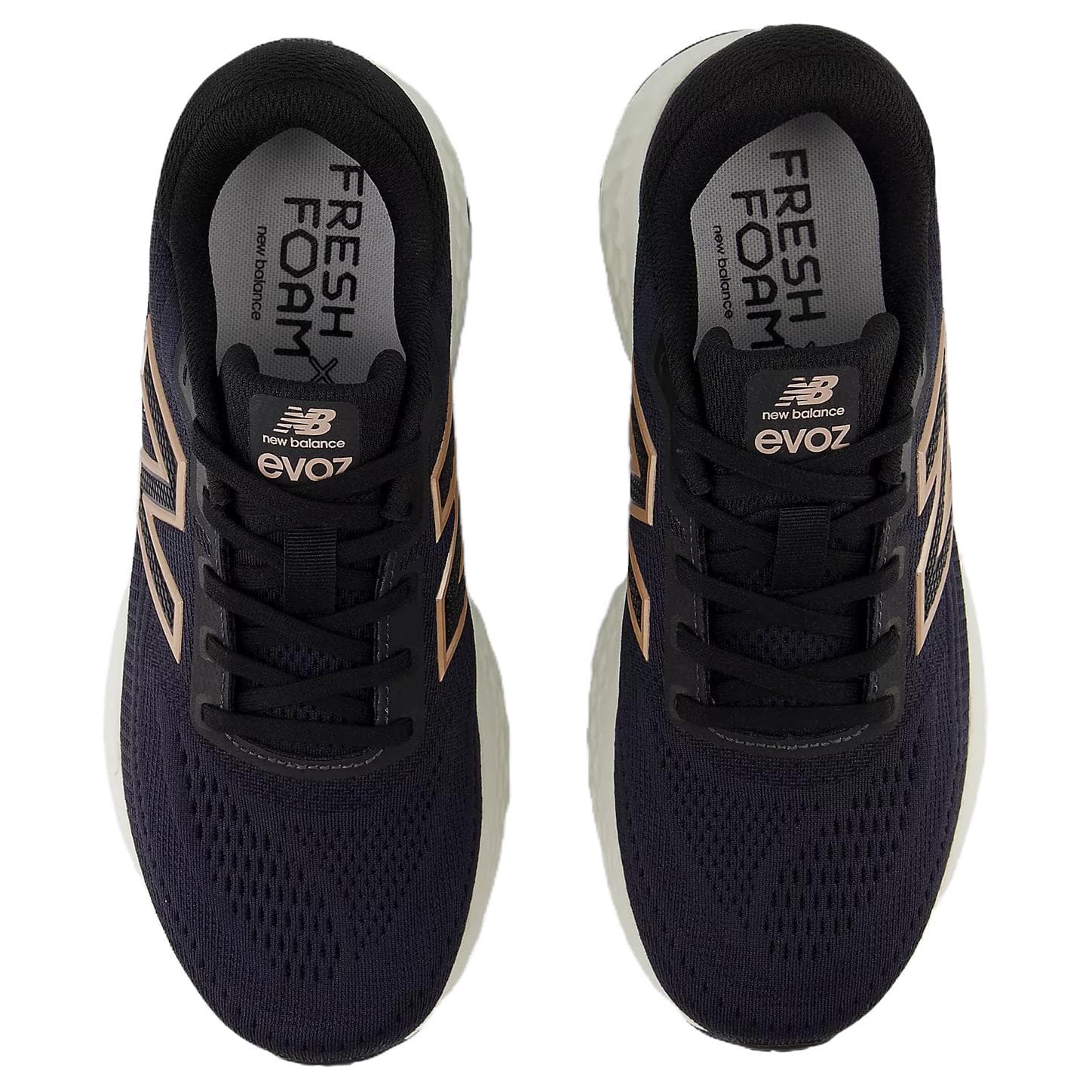 Кроссовки для бега New Balance Fresh Foam X EVOZ V4 Low Топ Беговые кроссовки Женские Черные - изображение 3