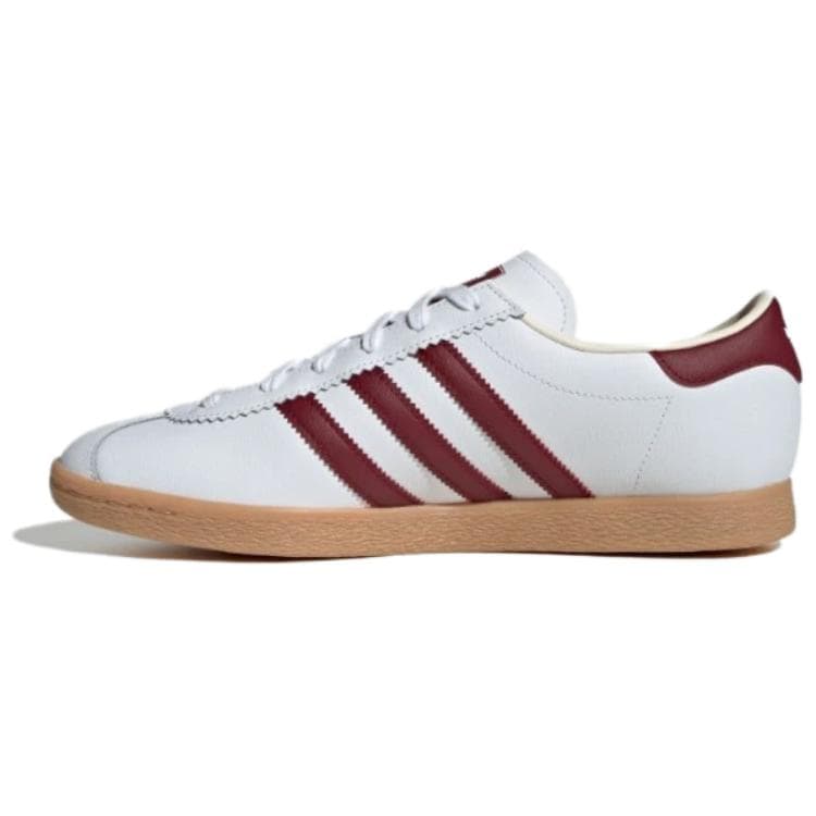 Кроссовки Adidas Originals Stadt Low Топ Скейтборд Обувь Унисекс Белый и красный - изображение 2