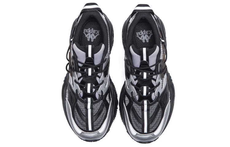 Кроссовки Kappa Retro Low Black Silver - изображение 4