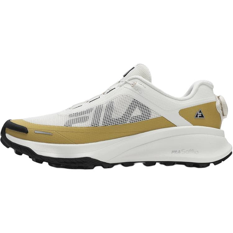 Кроссовки для бега FILA LYNX BOA 3+ Низкие беговые кроссовки для мужчин белые и желтые - изображение 1
