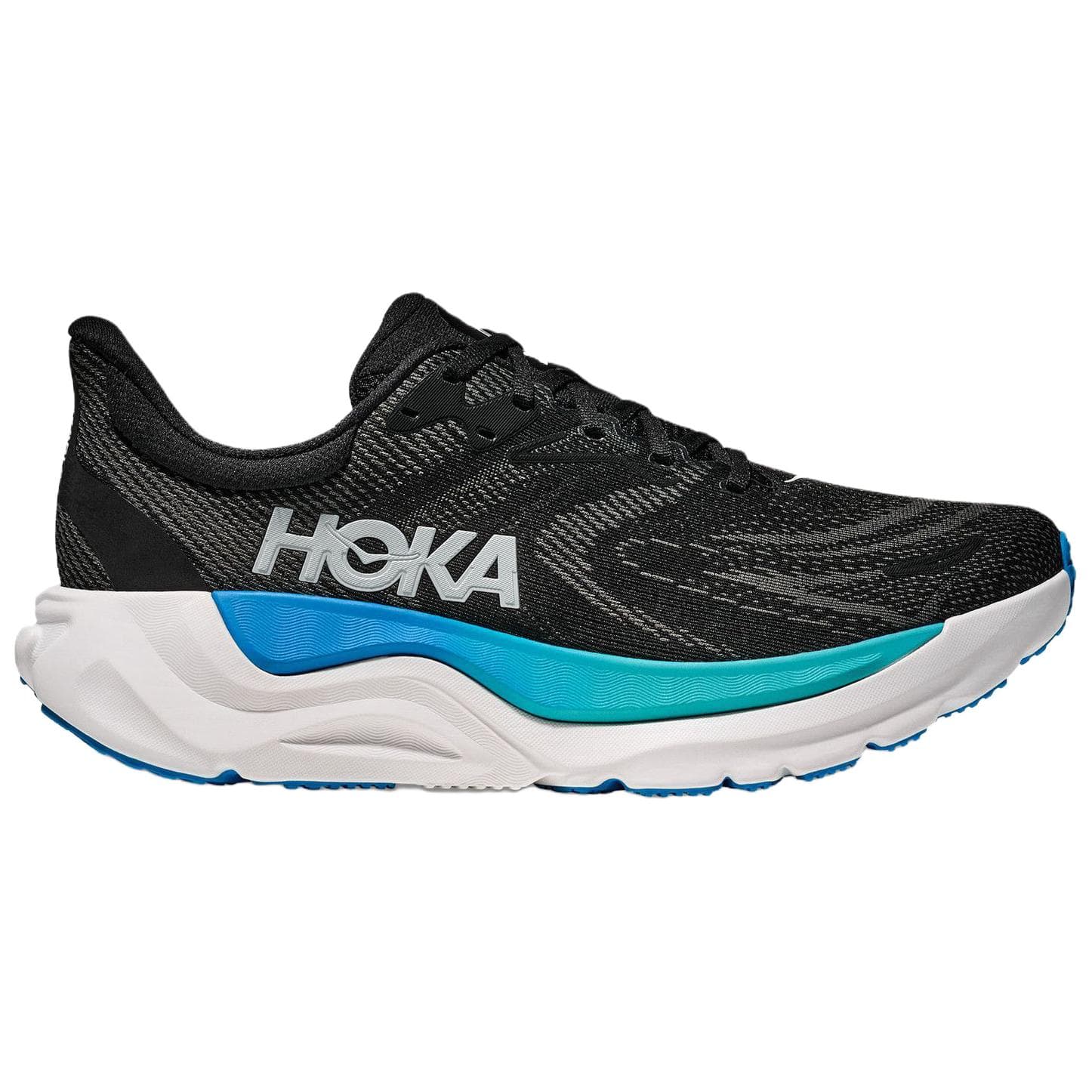 Кроссовки для бега HOKA ONE ONE Arahi 8 Low Топ Беговые кроссовки Мужские Черные Синие - изображение 2
