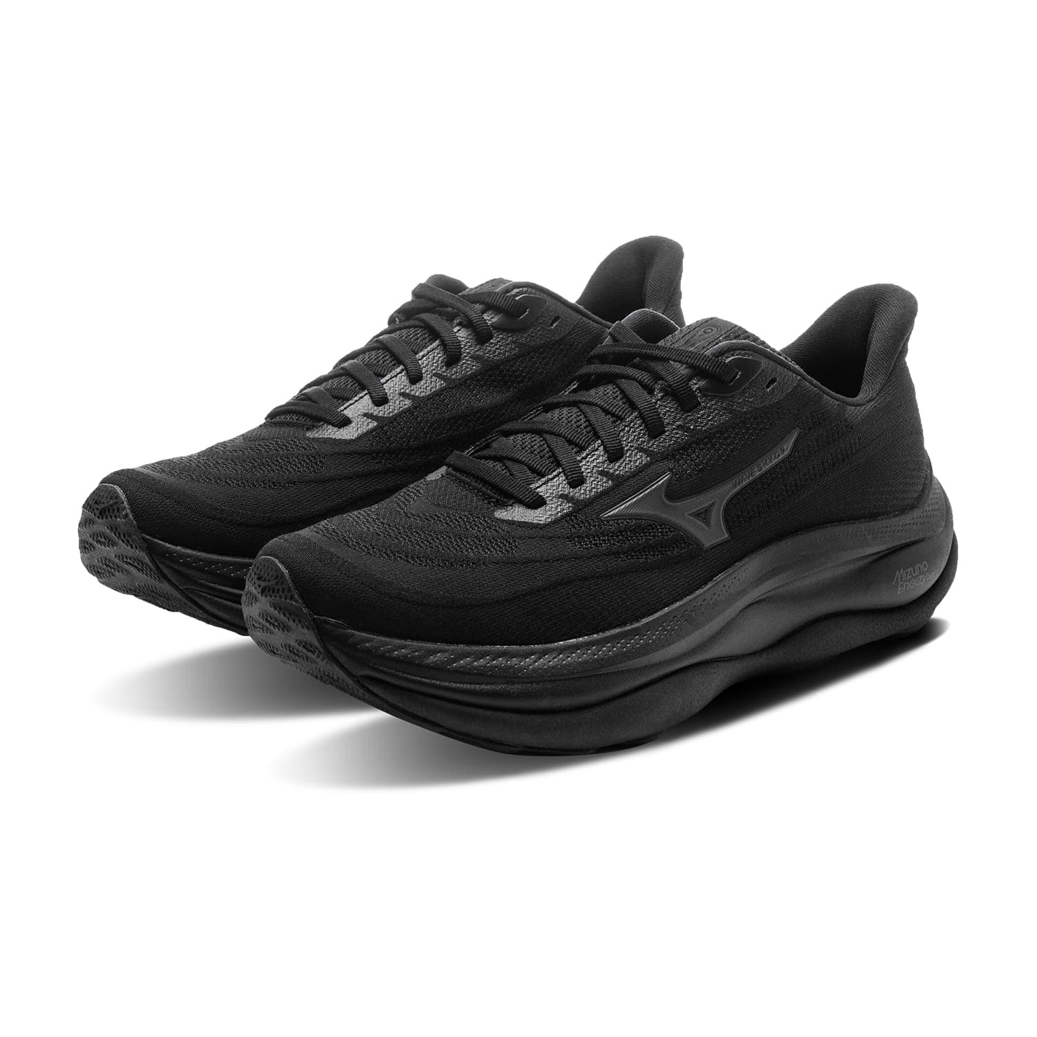 Кроссовки для бега Mizuno WAVE SKY 9 Low Топ Беговые кроссовки Унисекс Черные - изображение 3