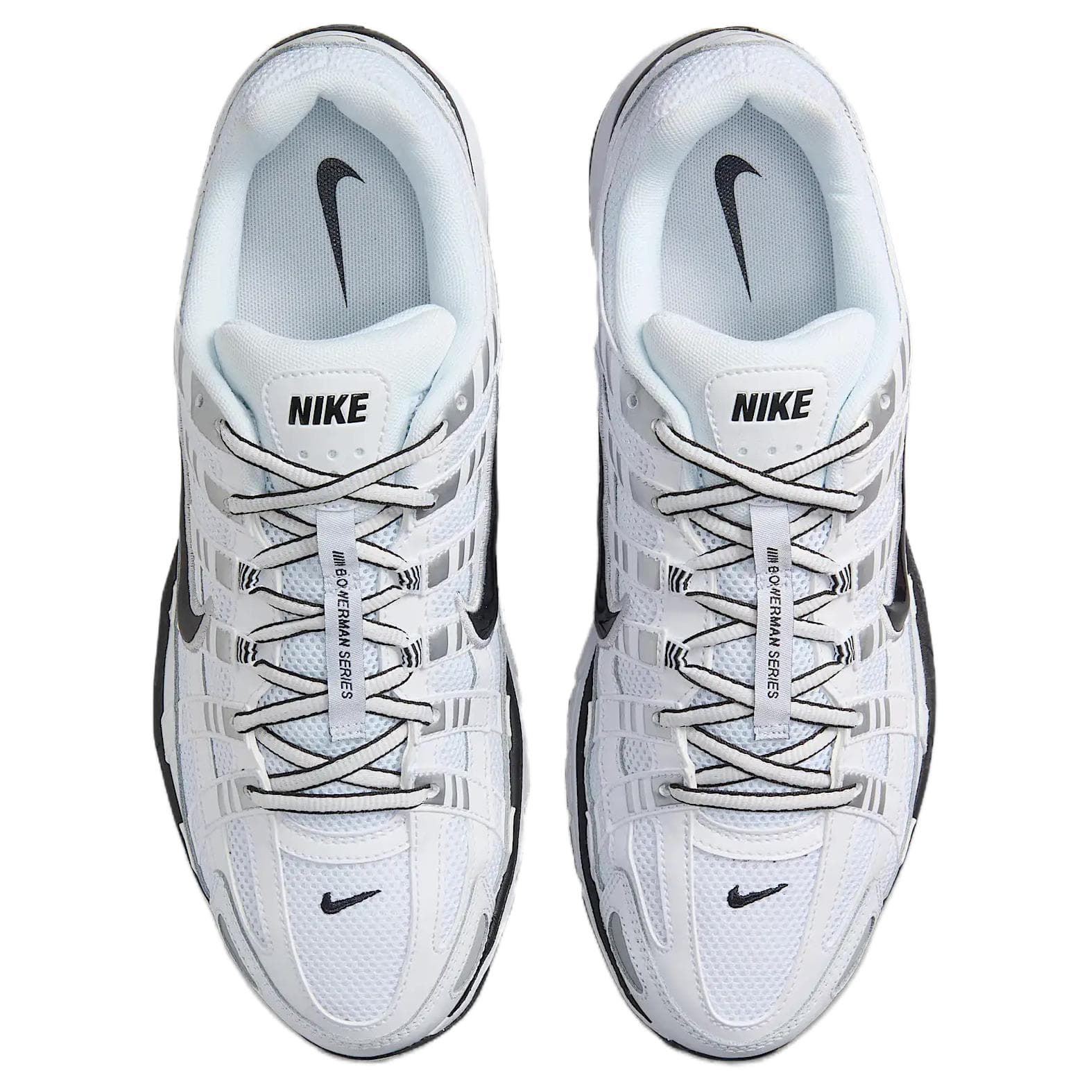 Кроссовки для бега Кроссовки Nike P-6000 Мужские, Лёгкие, Дышащие, Чёрные - изображение 4