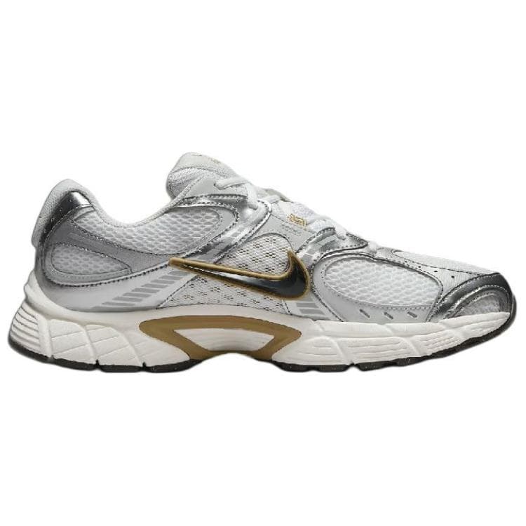 Кроссовки для бега Nike V5 противоскользящие устойчивые к истиранию дышащие низкие беговые кроссовки мужские белые серебристые - изображение 2