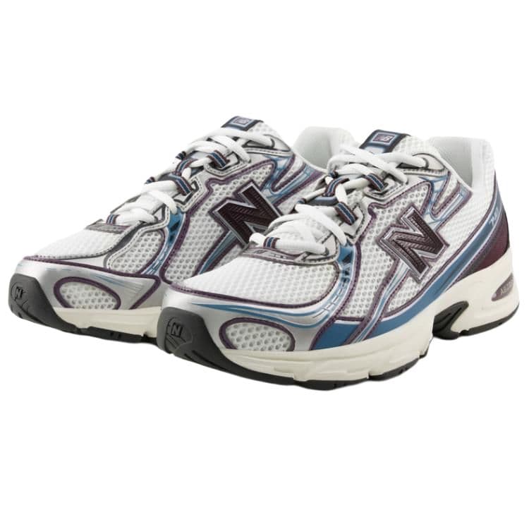 Кроссовки для бега New Balance NB 740 Low Top Беговые кроссовки Унисекс Белый Синий - изображение 3
