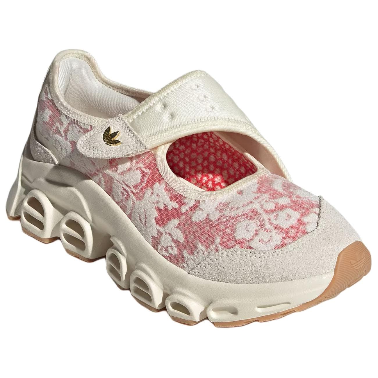 Liberty London X adidas originals Adifom Megajane Туфли Мэри Джейн Женские Белые Красные - изображение 3