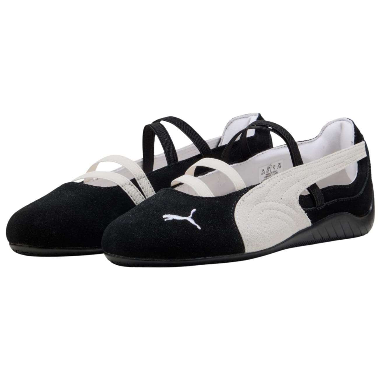 Кроссовки PUMA Speedcat Повседневная обувь Женская Черно-белая - изображение 3