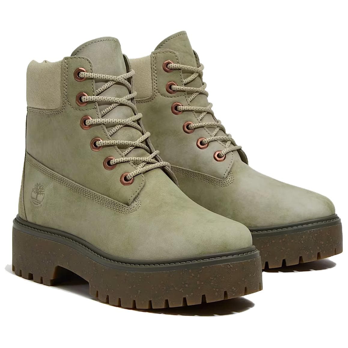 Ботинки уличные Timberland Stone Street Водонепроницаемый и Износостойкий Короткий Аутдор Женский Зеленый - изображение 3