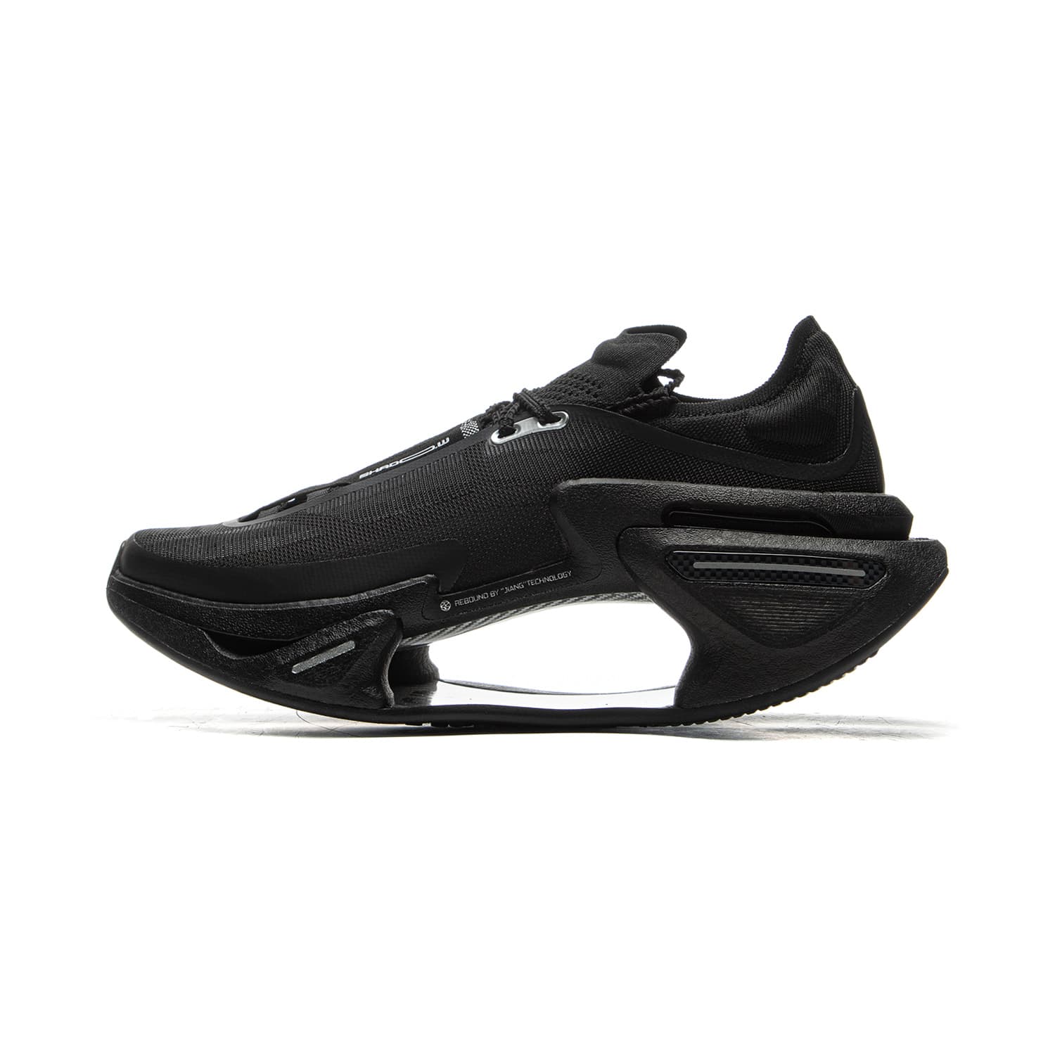 Кроссовки для бега Li NING Shadow 3,0 Ткань Low Топ Li NING Технология BOOM Гонки Беговые кроссовки Унисекс Черный - изображение 1