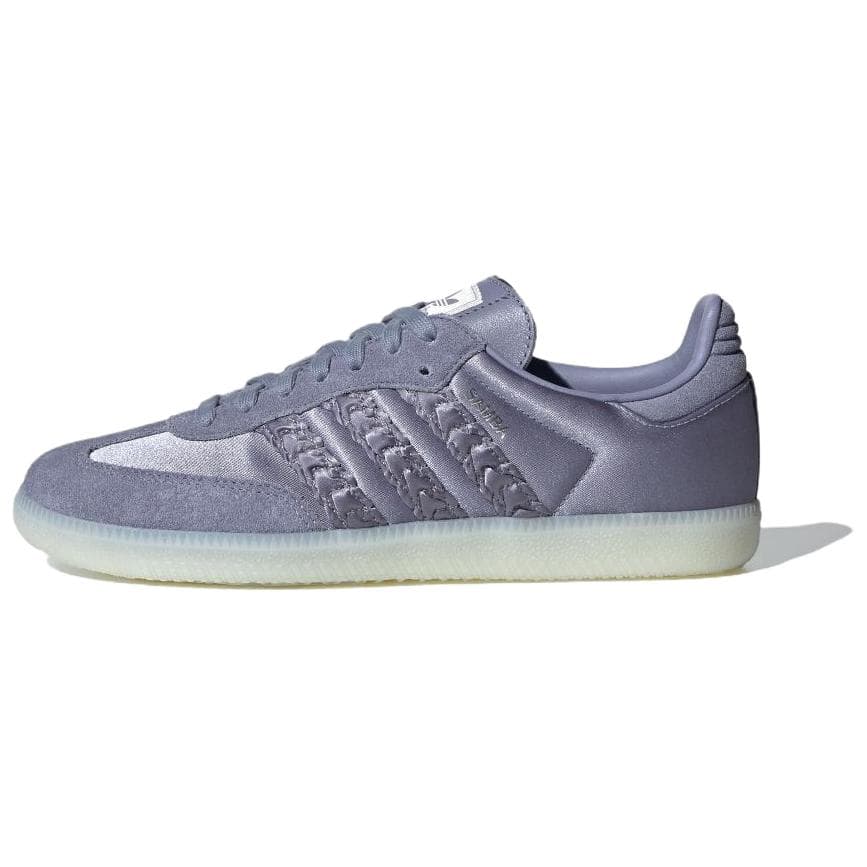 Кроссовки Adidas Originals Samba OG Устойчивая к истиранию Низкая Скейтборд Обувь Женская Фиолетовая - изображение 1