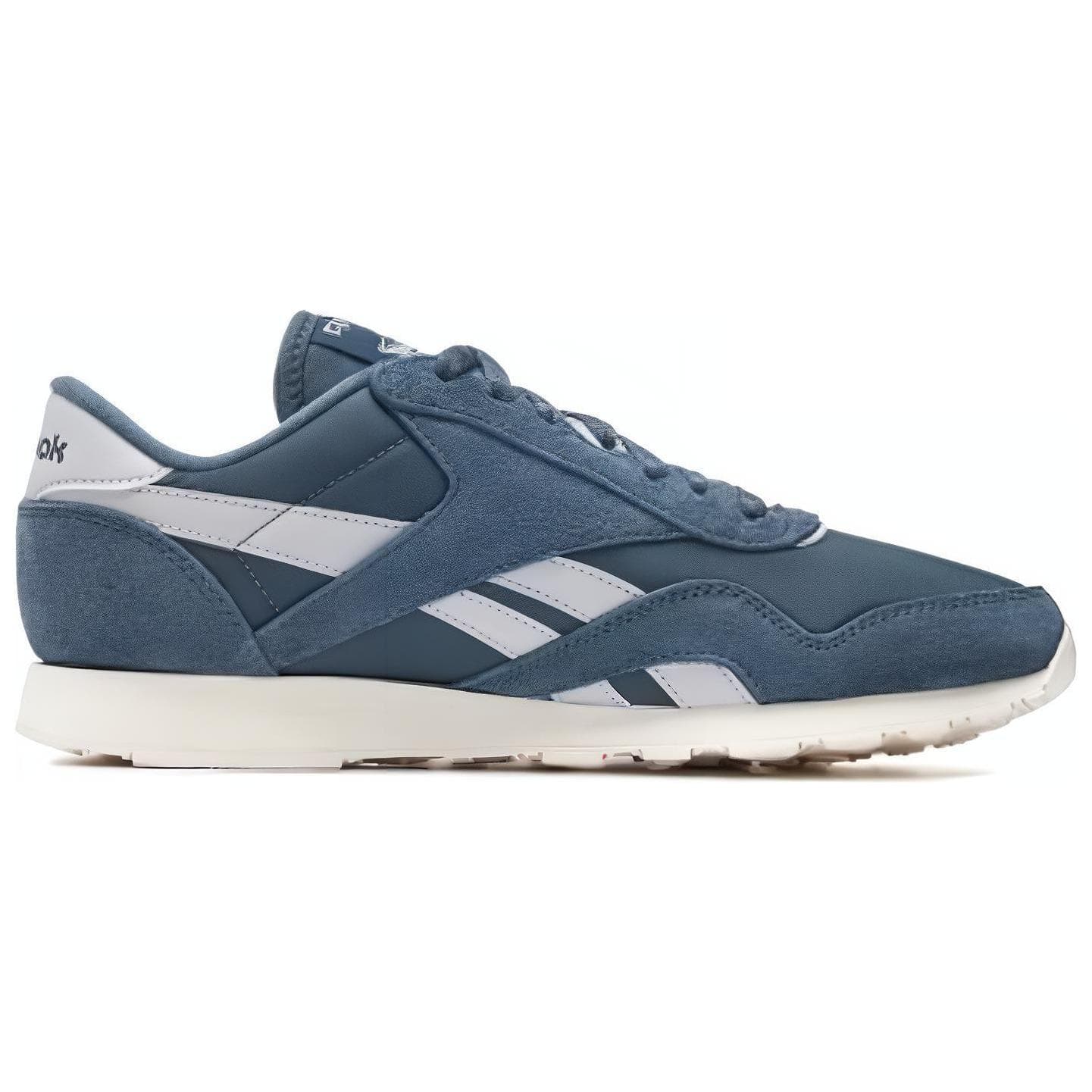 Кроссовки для бега REEBOK CLASSIC NYLON Устойчивый к истиранию Низкий топ Беговые кроссовки Мужские Синие Белые - изображение 2