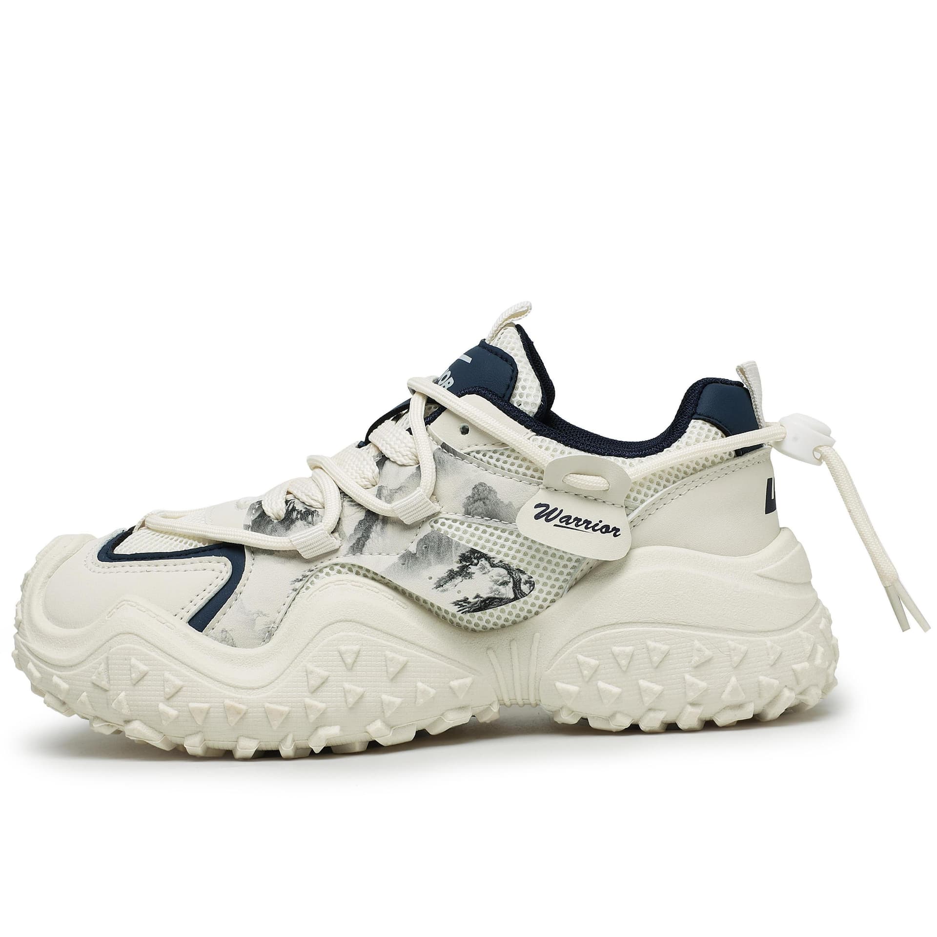 Кроссовки Warrior Аbrasion Resistant Дышащий Легкий Abrasion Resistant Дышащий Легкий Низкий Топ Кроссовки с Толстой Подошвой - изображение 1