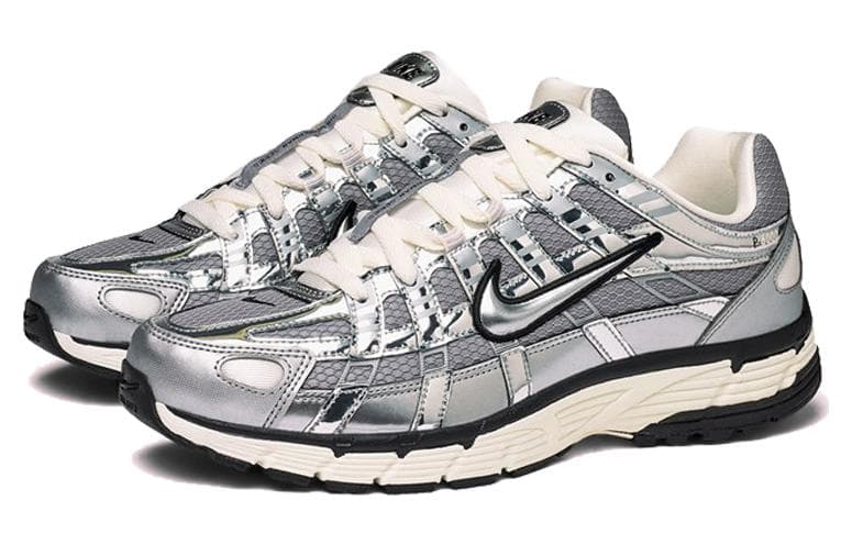 Кроссовки для бега Nike P-6000 Silver Grey - изображение 3
