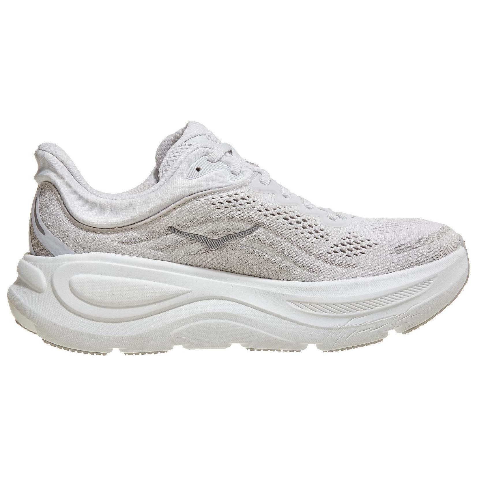Кроссовки для бега HOKA ONE ONE Bondi 9 Дышащий Low Топ Бег на длинные дистанции Обувь Women's White Серебряный - изображение 2