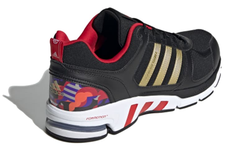 Кроссовки для бега adidas Equipment 10 Black Gold Red - изображение 4