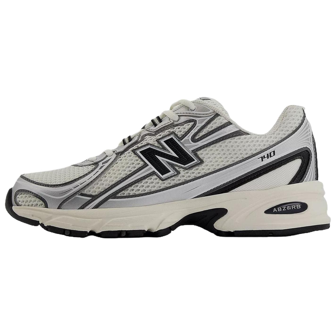Кроссовки для бега New Balance NB 740 Сетчатая ткань Дышащий Низкий топ Повседневные беговые кроссовки Унисекс Белый - изображение 1
