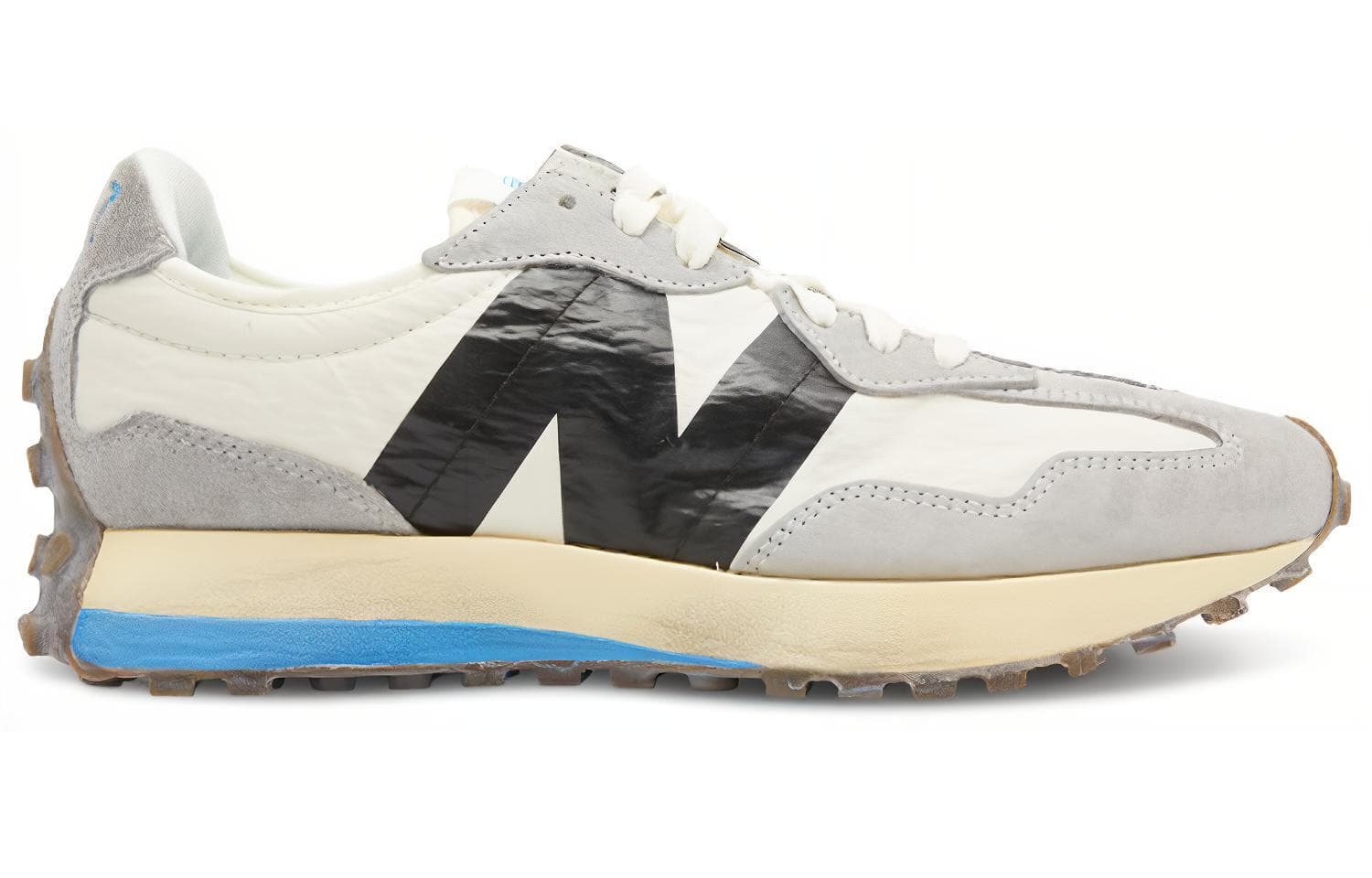 Кроссовки для бега New Balance 327 Grey White - изображение 2