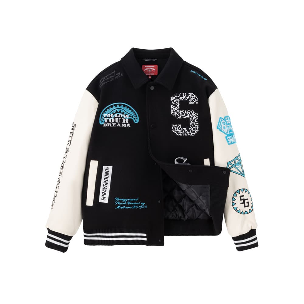Бомбер SPRAYGROUND Бейсбольная куртка унисекс - изображение 7