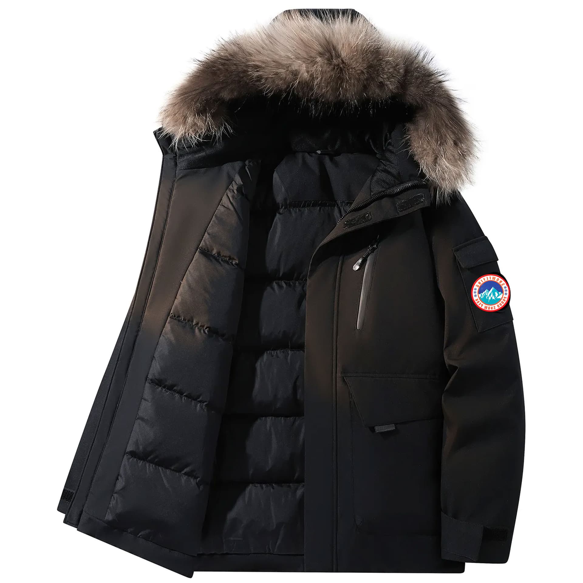 Зимняя куртка Лимитированная серия SNOW FLYING First Snow Collection Пуховик Мужской - изображение 1