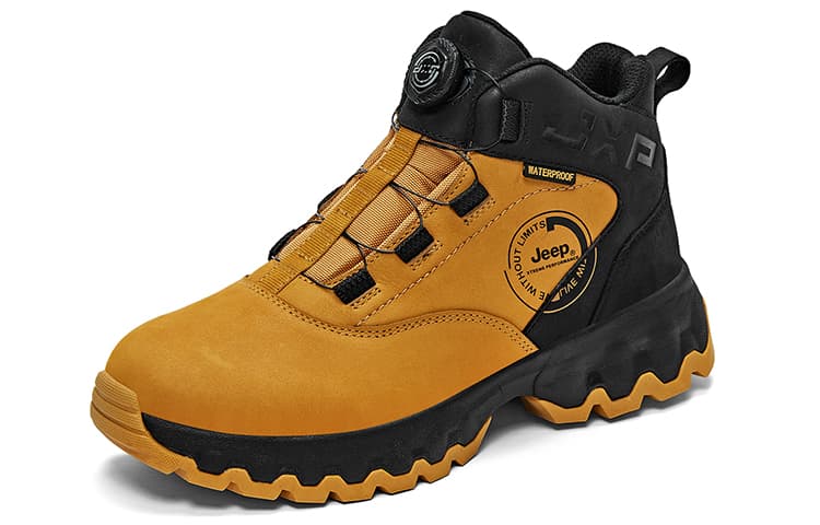 Ботинки уличные Jeep Outdoor Boots Black Yellow - изображение 2