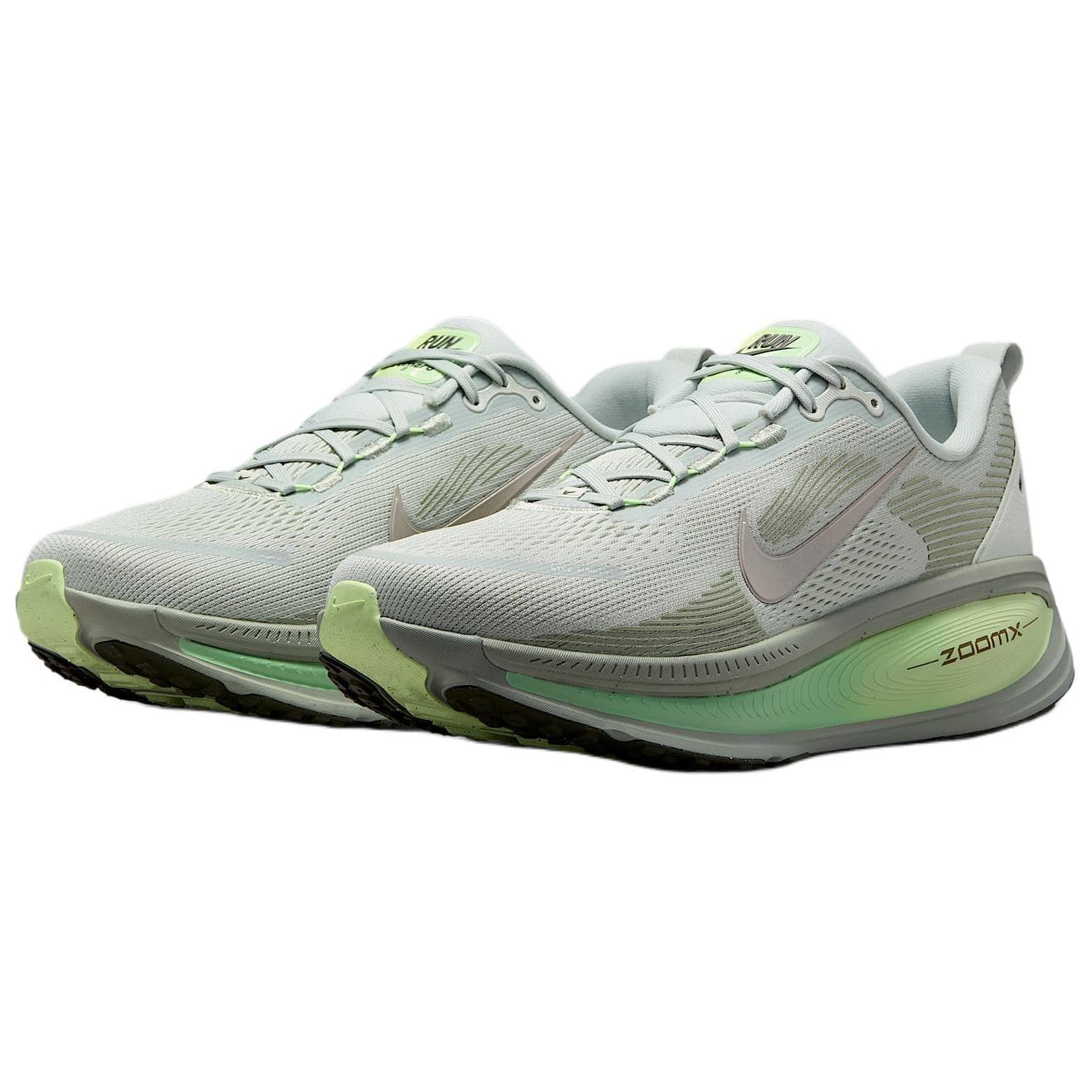 Кроссовки для бега Nike Vomero 18 Grey Green — фото 3