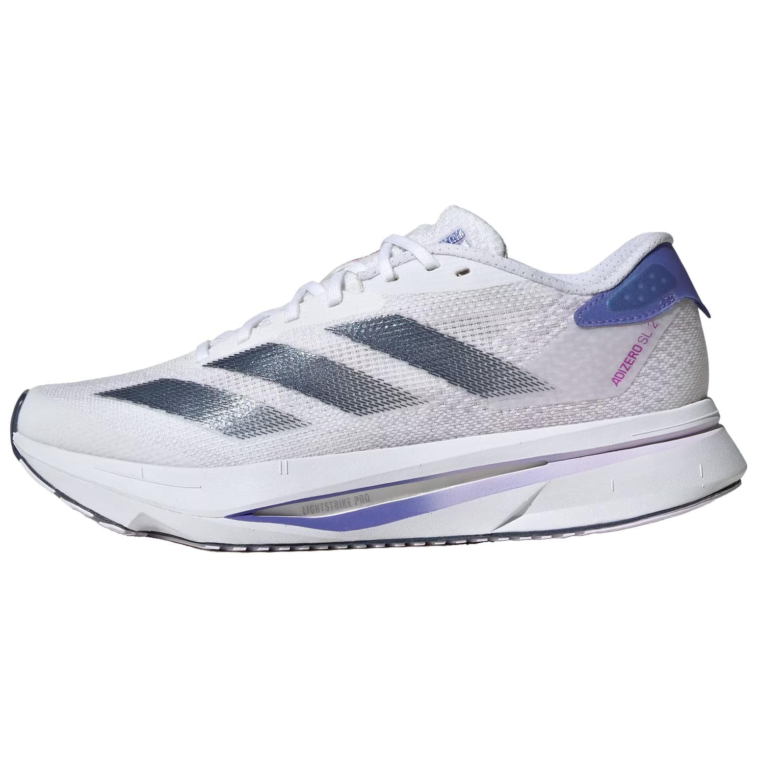 Кроссовки для бега Adidas Adizero SL2 Сетчатая ткань Дышащий Low Топ Марафон Тренировки Бег на длинные дистанции Обувь Women's White Синий - изображение 1